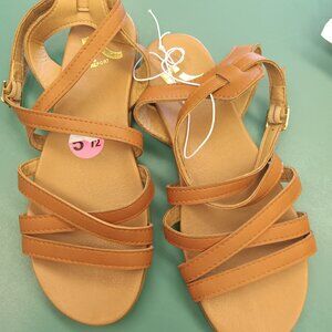 Report Brand Strappy Brown Sandals